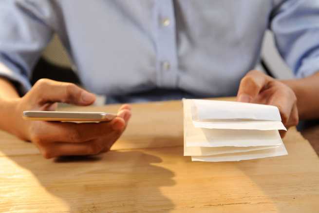 Pismo z firmy windykacyjnej do zapłaty za telefon